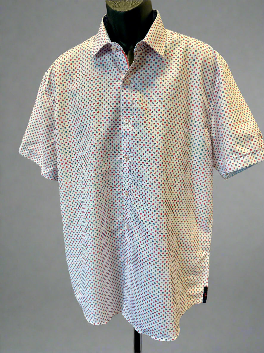 Mens Shirt - Petallic Nautical