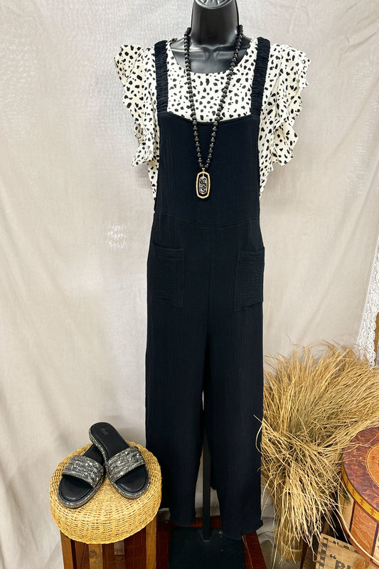 Black Jumpsuit with pockets